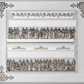 欧式法式人物角线雕花线条